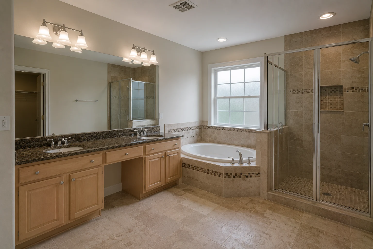 Cramped, narrow guest bathroom before renovation