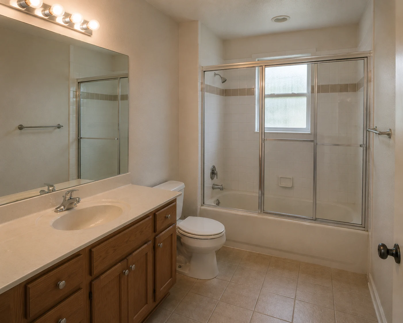 Underused bathtub taking up most of the room before renovation