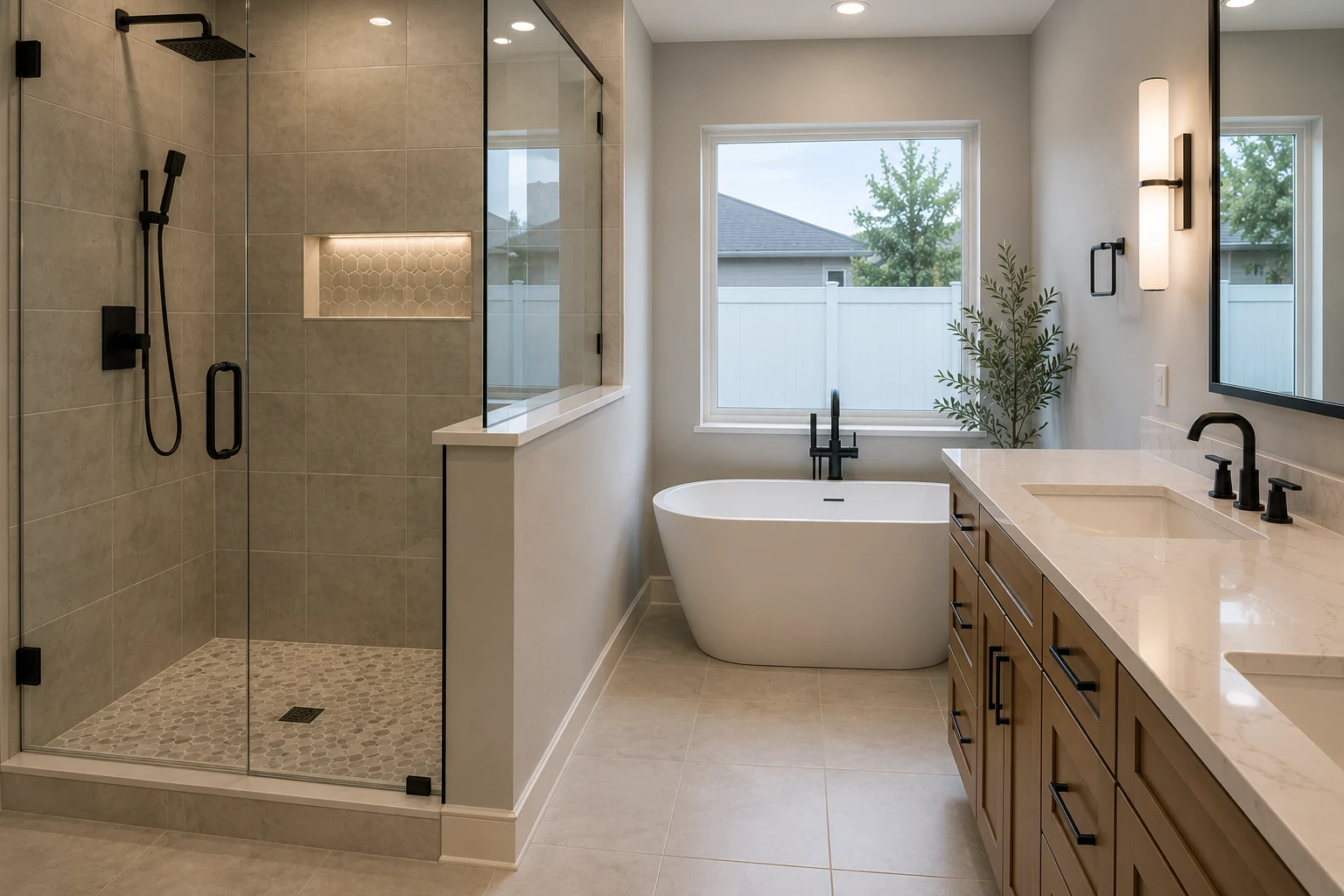 Custom bathroom remodeling project in Central Florida by SAVAM House