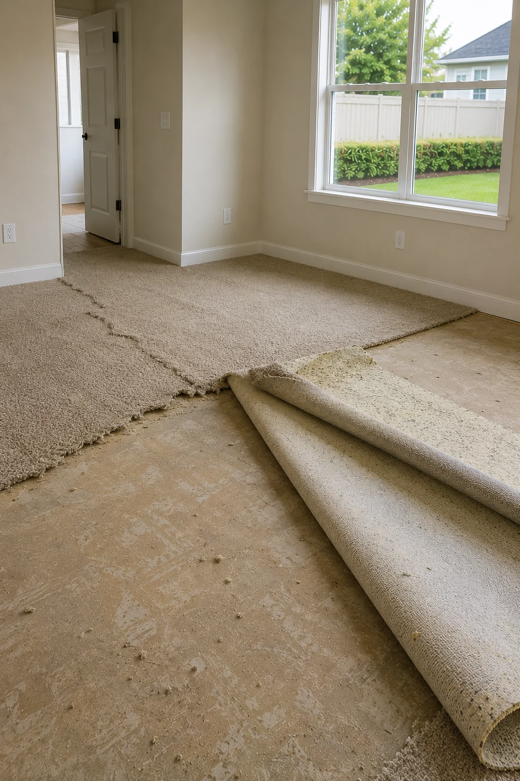 Carpet removal and disposal by SAVAM House