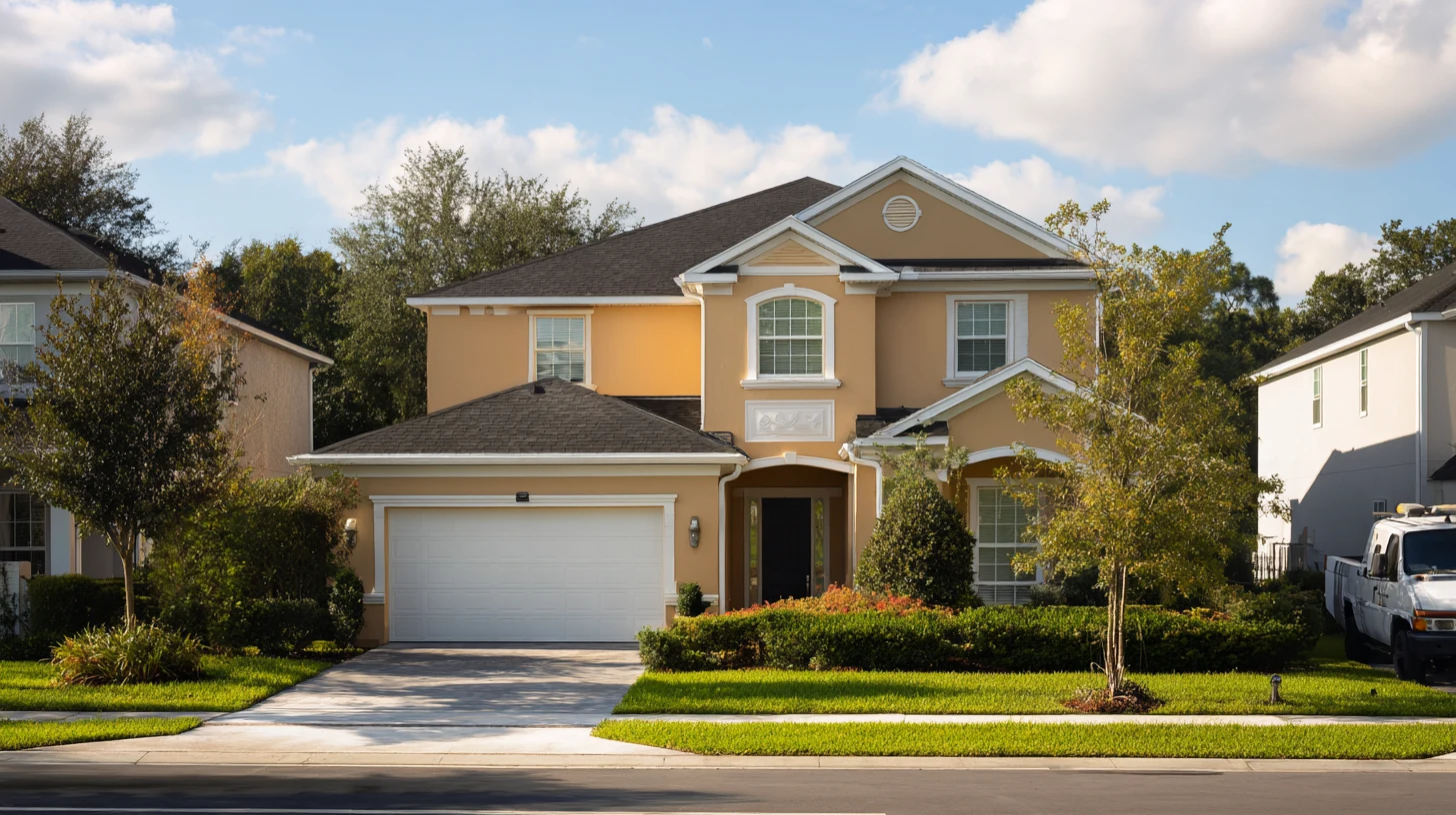 Well-maintained residential home exterior in Central Florida cared for by SAVAM House