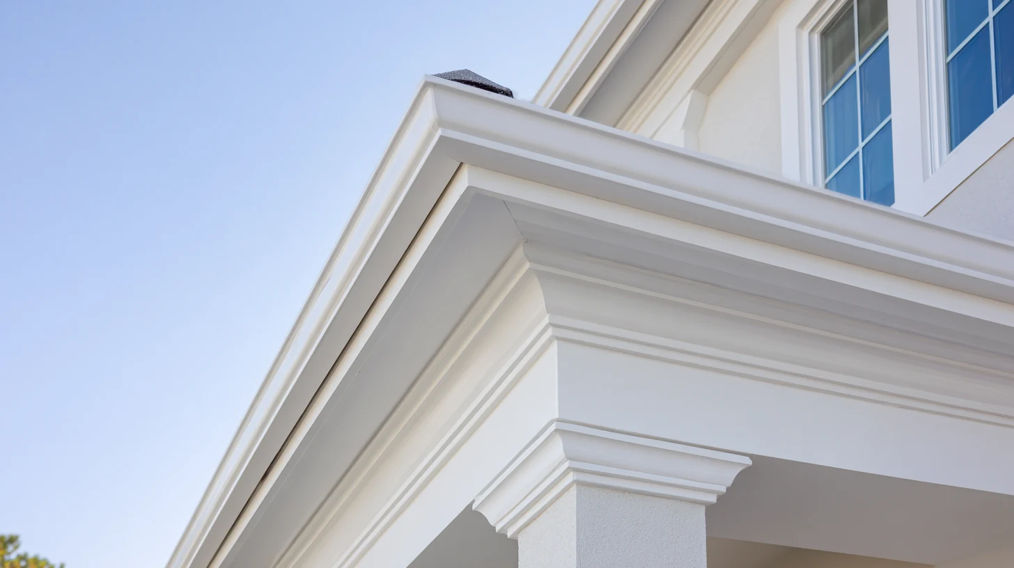 Durable exterior trim detail in a SAVAM House home services project