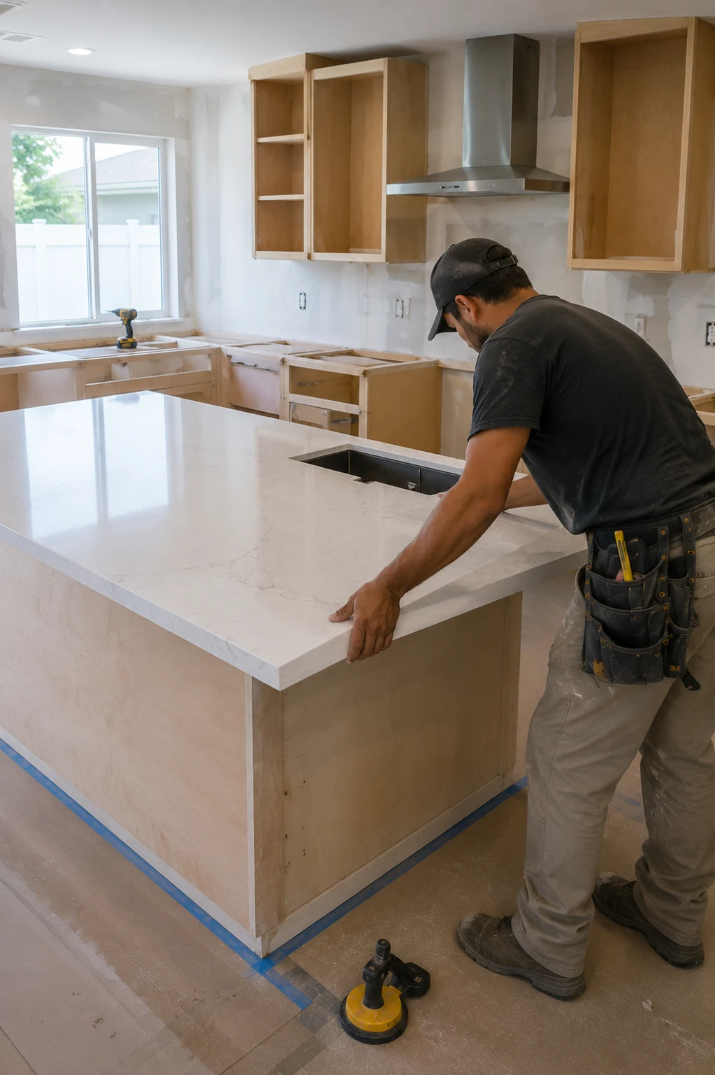 Kitchen island build by SAVAM House