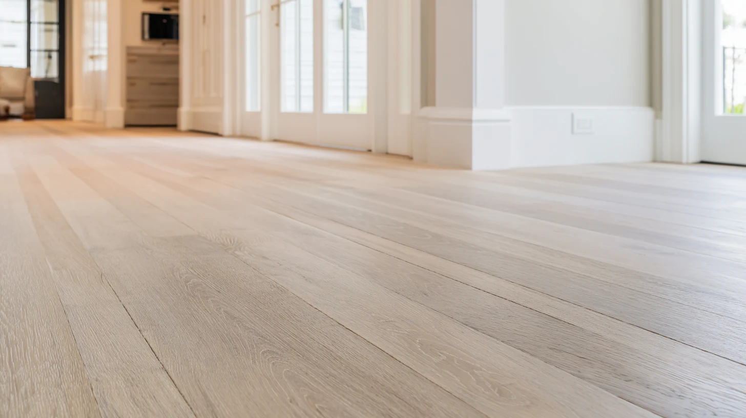 Premium hardwood flooring installed throughout a SAVAM House whole home remodel